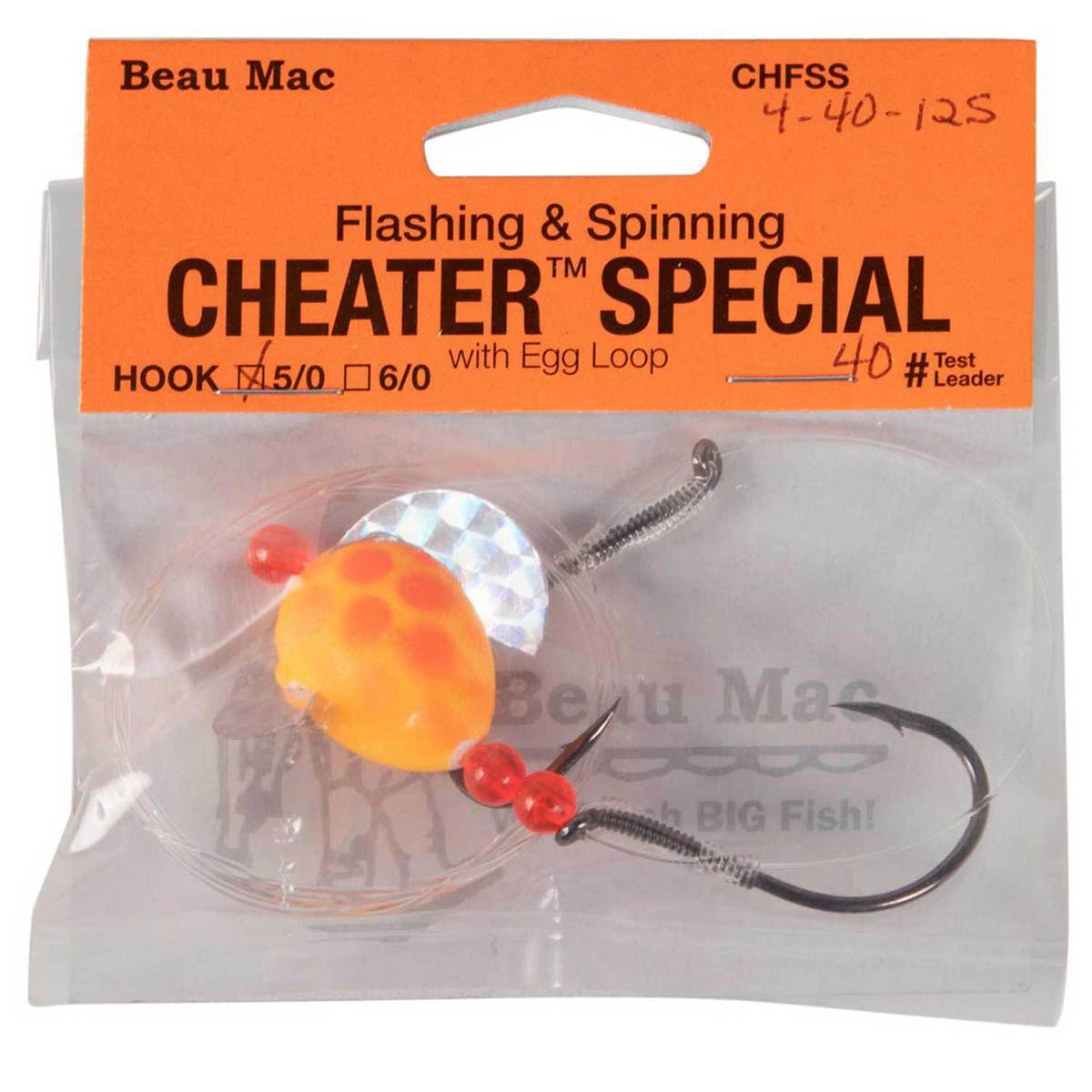 Straw Rig For Mac Beau Mac Salmon Rig 40lb Monofilament Leader Trolling Harness - Orange ...
