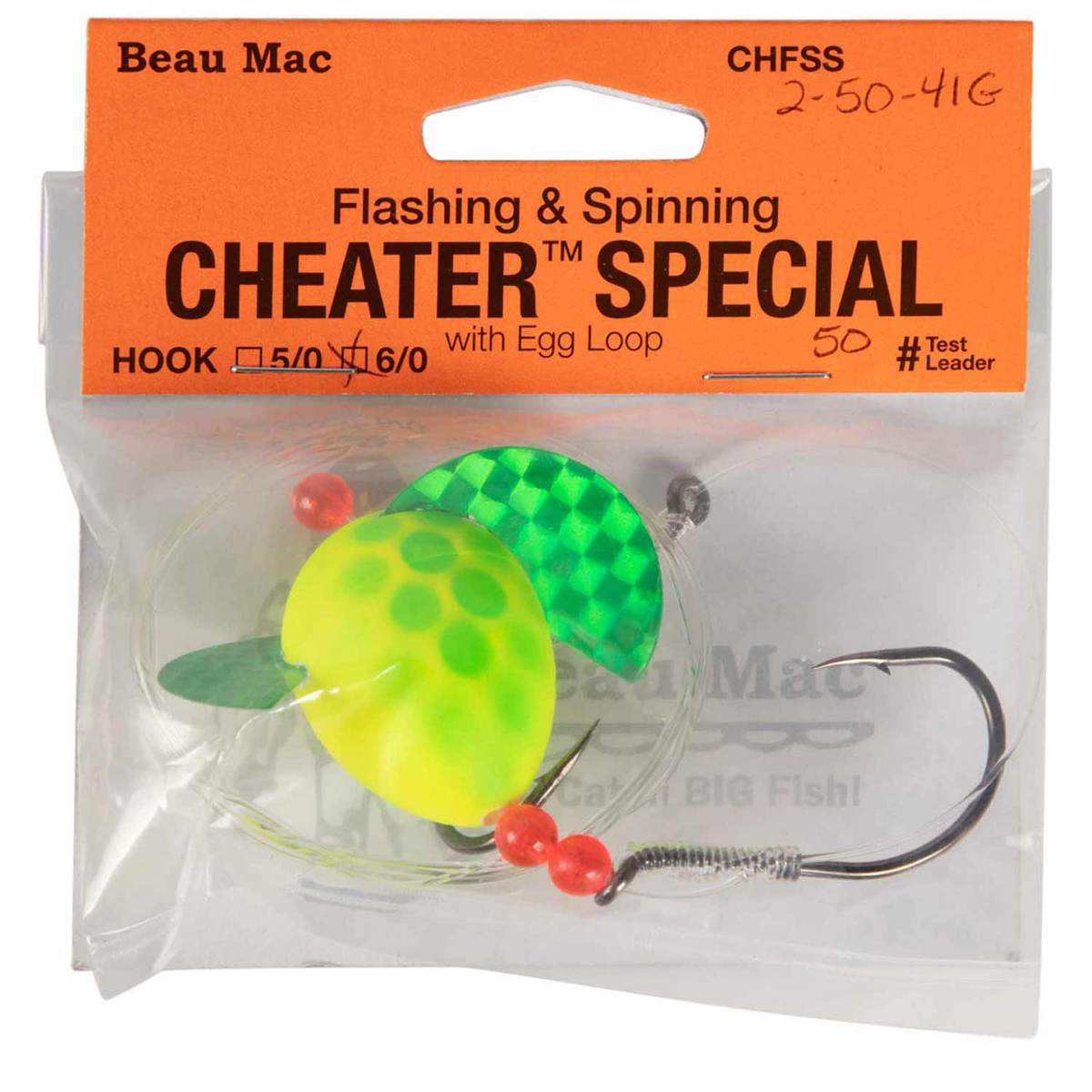 Straw Rig For Mac Beau Mac Salmon Rig 50lb Monofilament Leader Trolling Harness ...