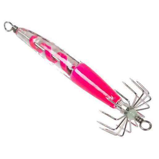 Beau Mac Spiral Squid Jig - Natural Glow