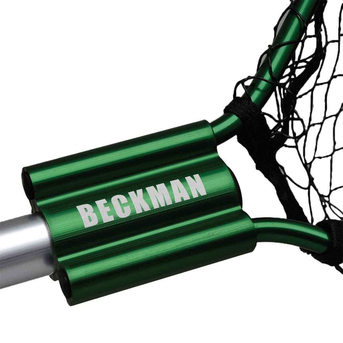 Beckman Fixed Handle/Coated Nylon Landing Net - Green/Silver, 31in W X ...