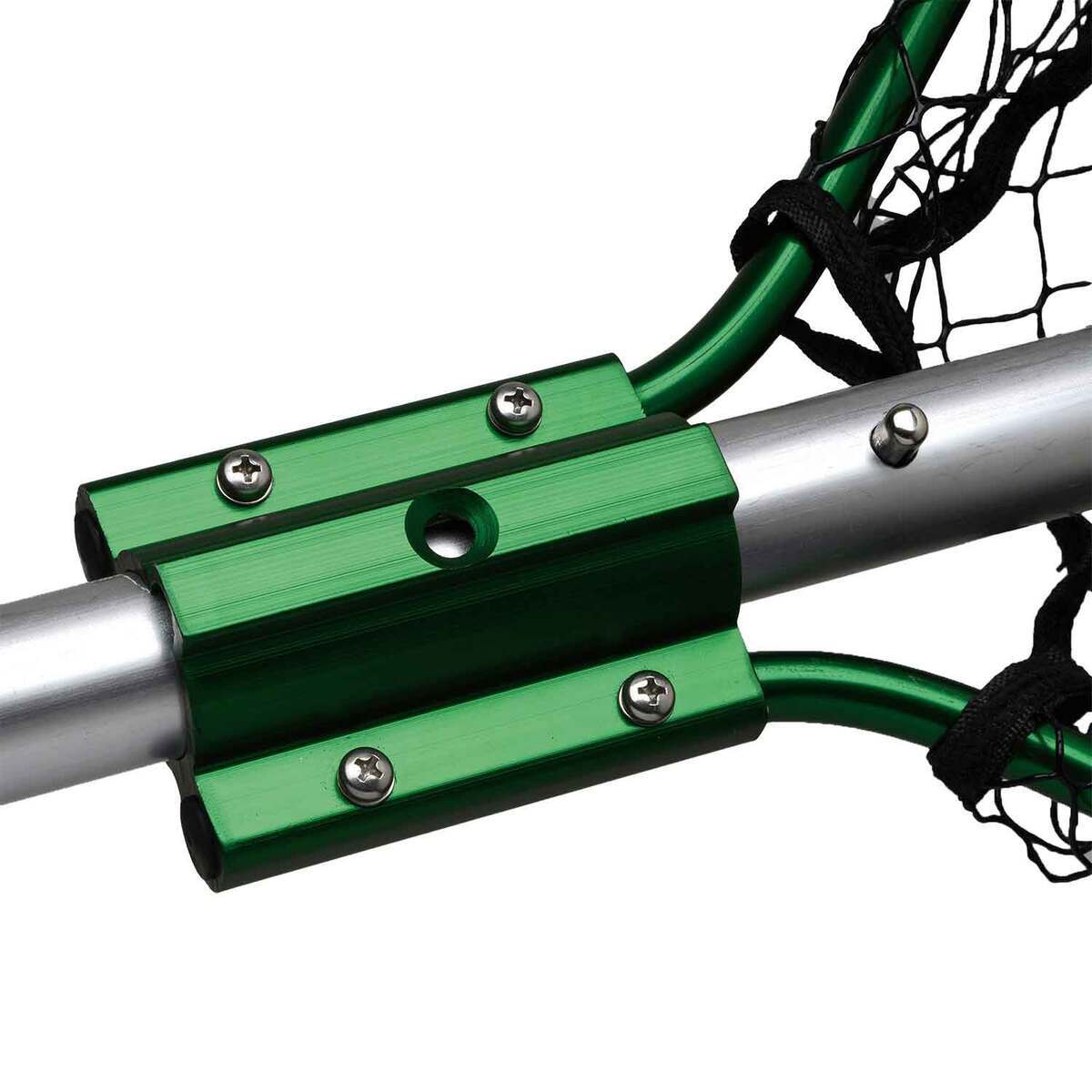 Beckman Fixed Handle/Coated Nylon Landing Net - Green/Silver, 31in W X ...
