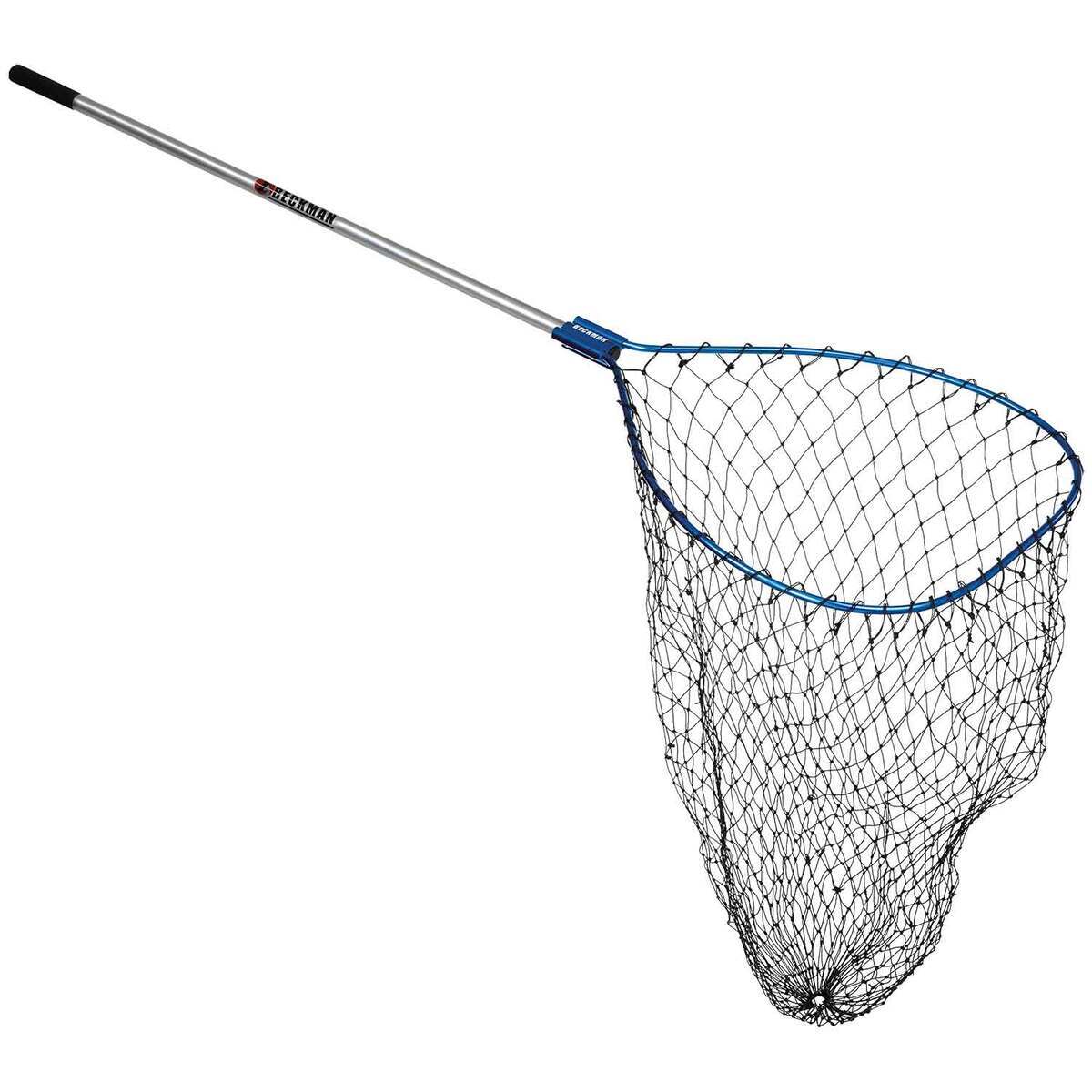 Beckman Fixed Handle/Nylon Landing Net - Blue/Silver, 26in W x 34in L ...