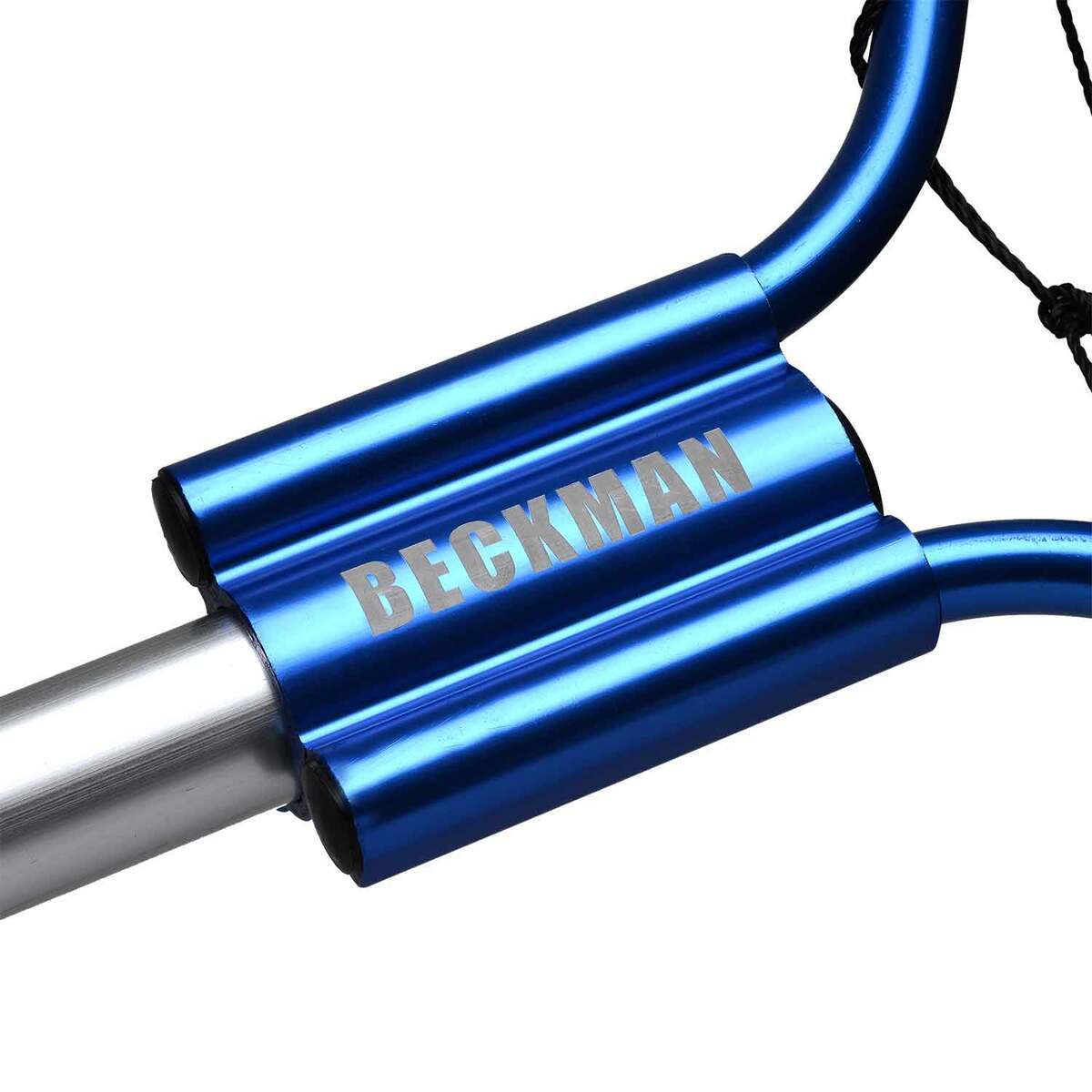 Beckman Fixed Handle/Nylon Landing Net - Blue/Silver, 26in W x 34in L ...