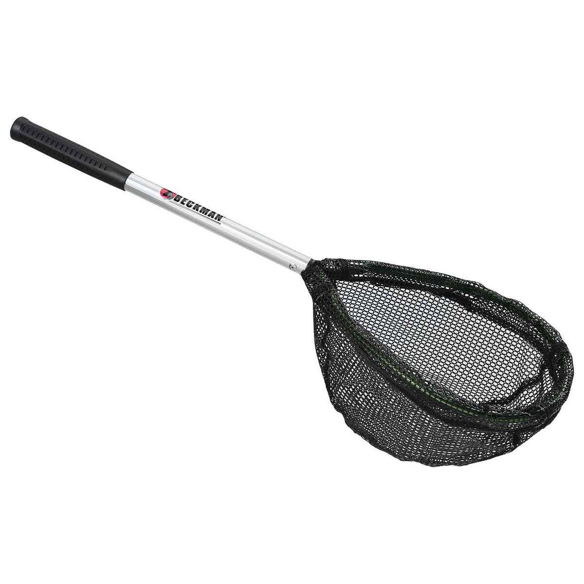 Beckman Fixed Handle/PVC Landing Net - Green/Silver, 7-1/2in W x 10in L ...