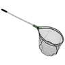 Beckman Fixed Handle/PVC Quick Storage Landing Net - Green/Silver, 17in W x 20in L - Green