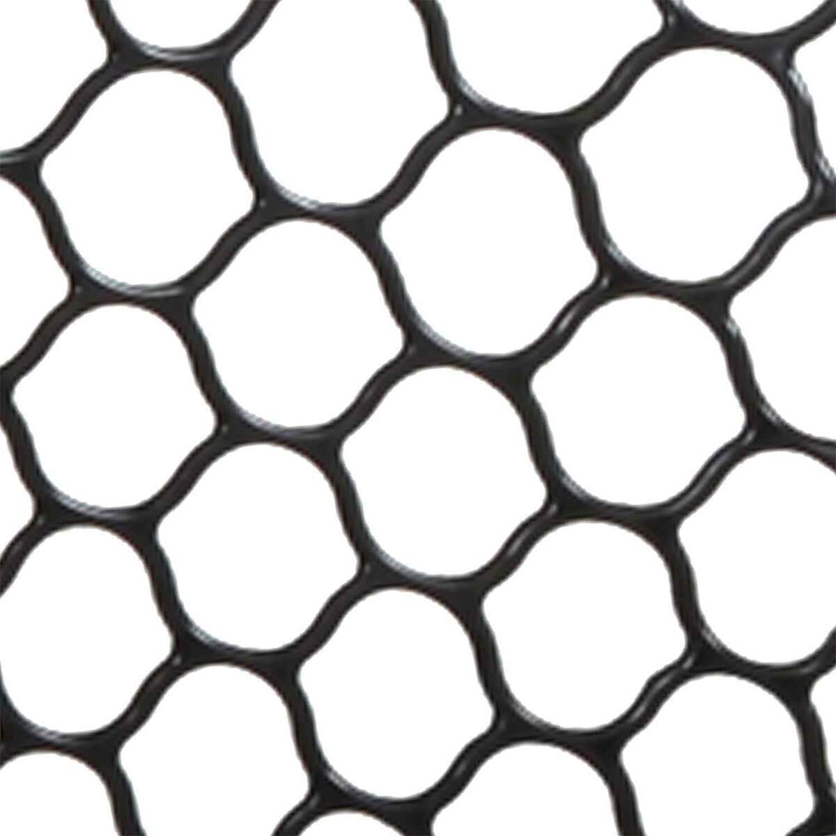 Beckman Fixed Handle/Rubber Landing Net - Green/Silver, 20in W x 25in L ...