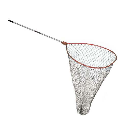 Beckman Fixed Handle/Coated Nylon Landing Net - Red/Silver, 32in W