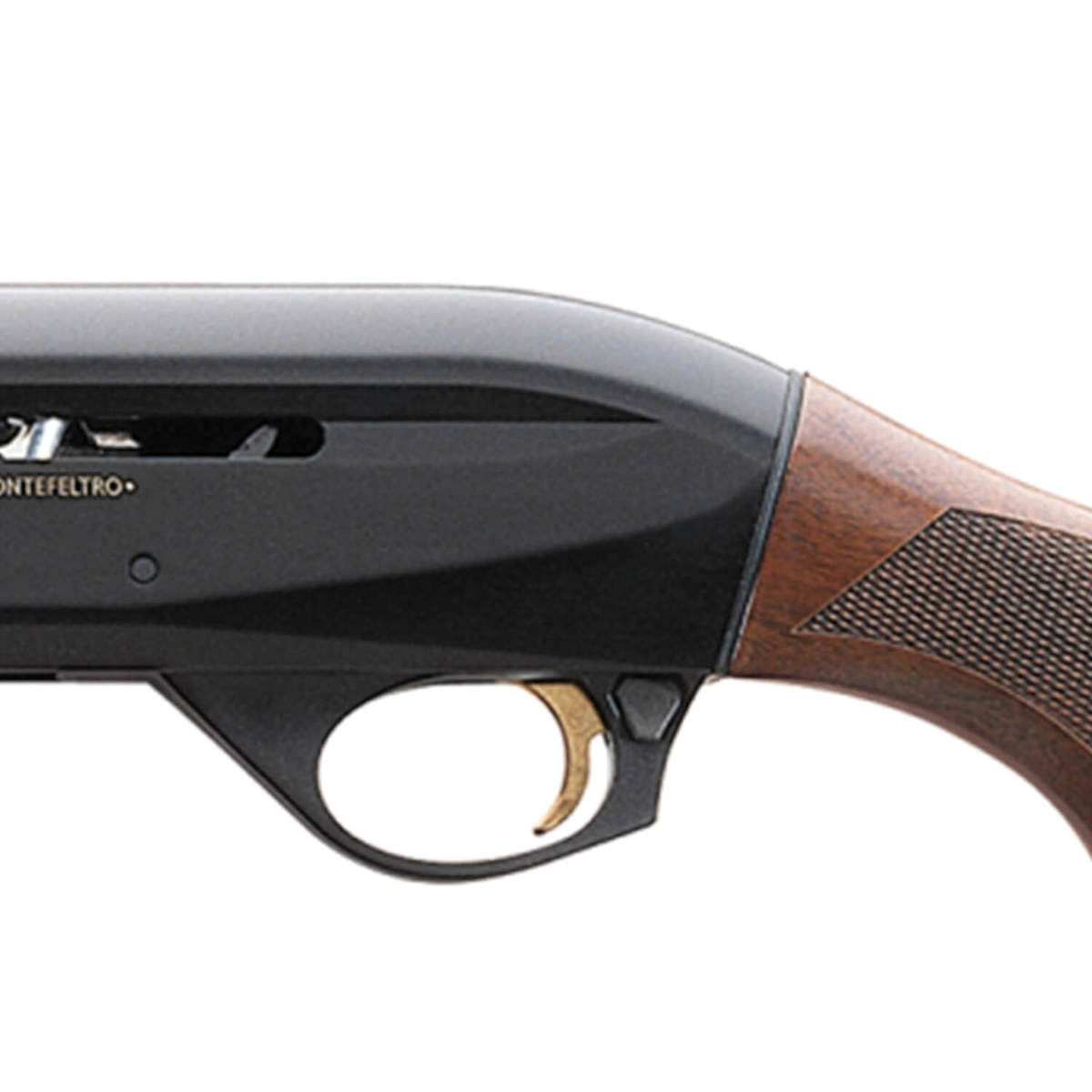Benelli Montefeltro Anodized Blued 12 Gauge 3in Left Hand Semi Automatic Shotgun - 26in - Brown Benelli Montefeltro Anodized Blued 12 Gauge 3in Left Hand Semi Automatic Shotgun - 26in - Brown