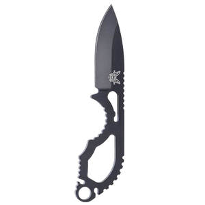 Benchmade 101BK Follow-Up 2.6in Fixed Blade Knife - Black