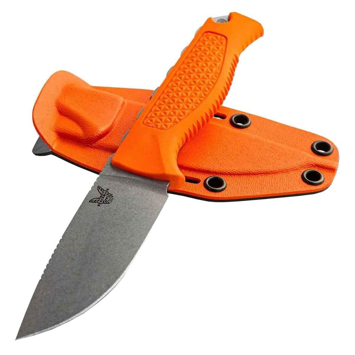 Benchmade Steep Country 3.54 inch Fixed Blade Knife - Orange Benchmade Steep Country 3.54 inch Fixed Blade Knife - Orange
