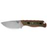 Benchmade Hidden Canyon Hunter 2.79 inch Fixed Blade Knife - Orange/Brown