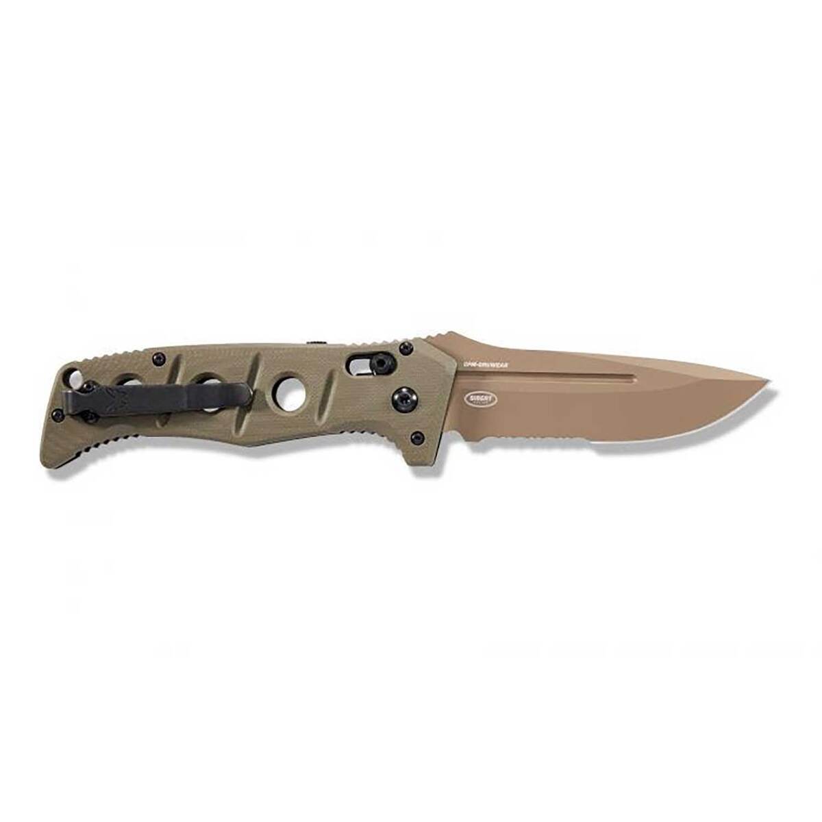 Benchmade 2750SFE-2 Adamas 3.78 inch Automatic Knife - Desert Tan - Desert Tan Benchmade 2750SFE-2 Adamas 3.78 inch Automatic Knife - Desert Tan - Desert Tan
