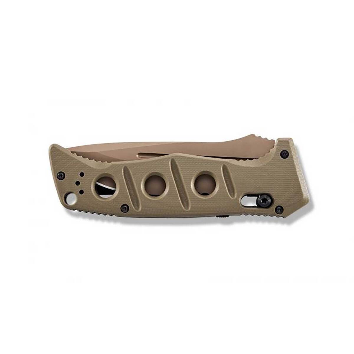 Benchmade 2750SFE-2 Adamas 3.78 inch Automatic Knife - Desert Tan - Desert Tan Benchmade 2750SFE-2 Adamas 3.78 inch Automatic Knife - Desert Tan - Desert Tan