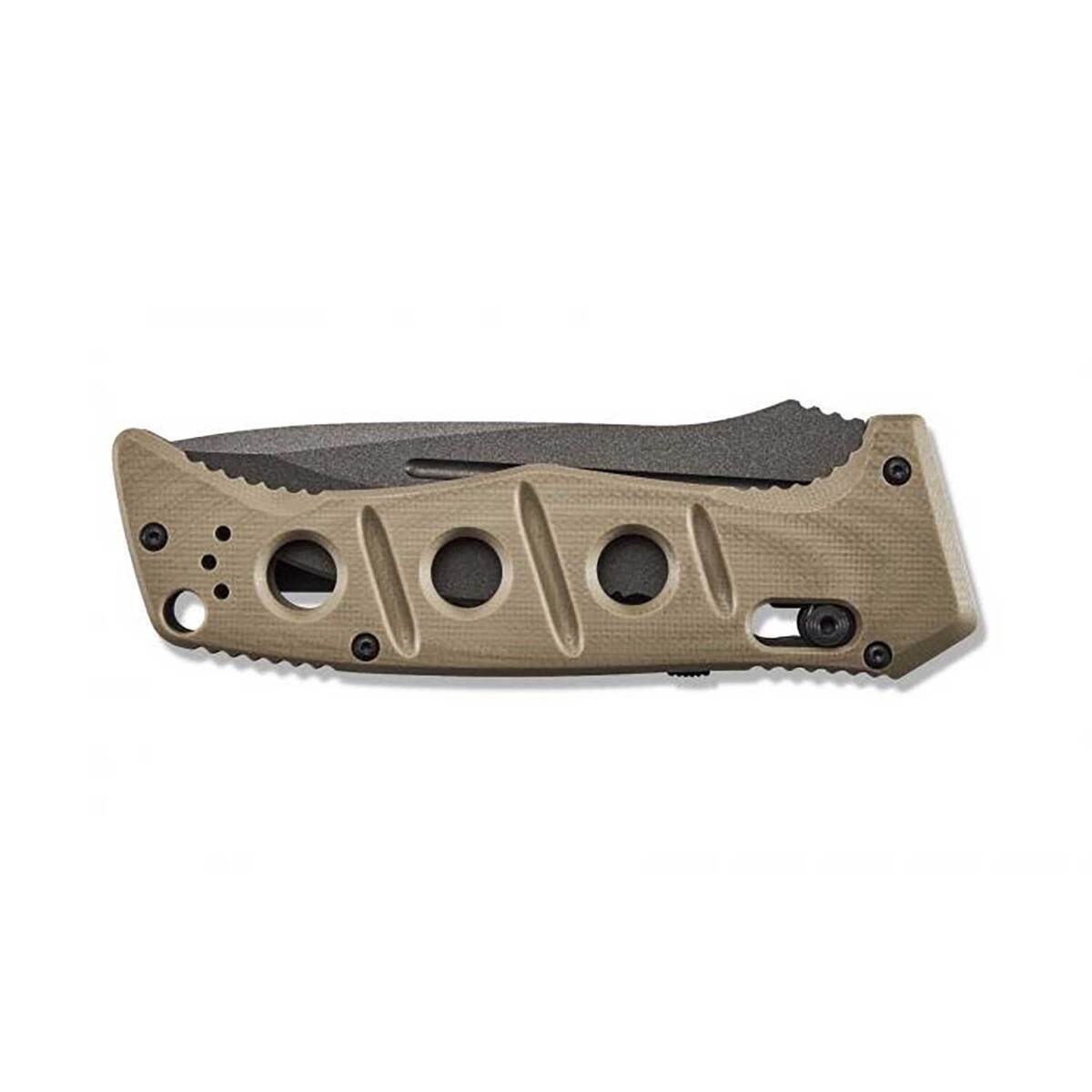 Benchmade 2750SGY-3 Adamas Automatic Knife - Desert Tan - Desert Tan Benchmade 2750SGY-3 Adamas Automatic Knife - Desert Tan - Desert Tan