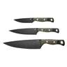 Benchmade 3 Piece Fixed Blade Knife Set - OD Green - OD Green