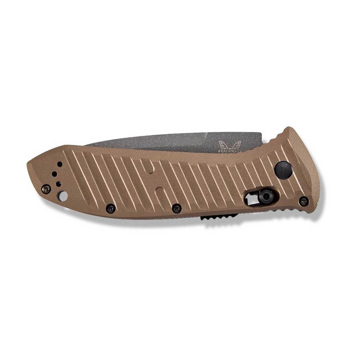 Benchmade 5700SGY-1 Auto Presidio II 3.72 inch Automatic Knife - Bronze - Bronze Benchmade 5700SGY-1 Auto Presidio II 3.72 inch Automatic Knife - Bronze - Bronze