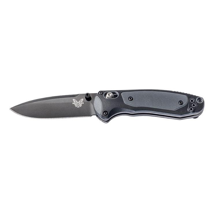 Benchmade Mini Boost 3.11 inch Folding Knife - Gray/Black Benchmade Mini Boost 3.11 inch Folding Knife - Gray/Black