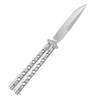Benchmade 62 Bali-Song Butterfly Knife Crowned Weehawk - Stainless Steel - Gray
