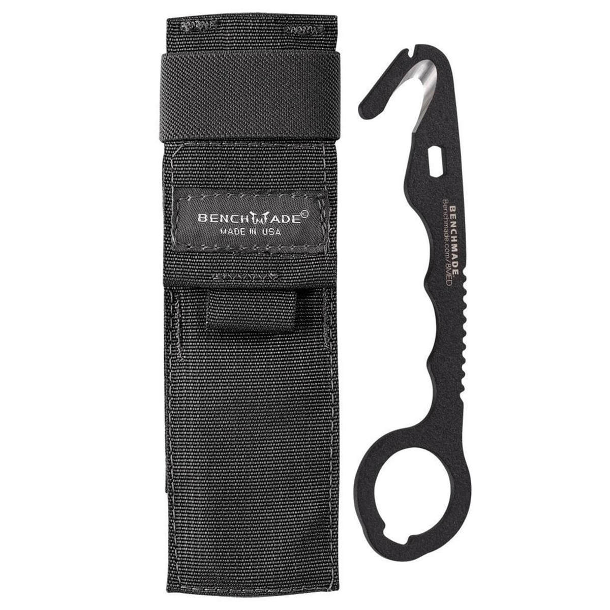 Benchmade 8 BLKWMED Safety Cutter Rescue Hook - Black Benchmade 8 BLKWMED Safety Cutter Rescue Hook - Black