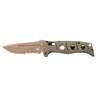 Benchmade Adamas 3.78 inch Automatic Knife - OD Green, Partial Serrated Edge - OD Green