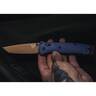 Benchmade Bailout 3.38 inch Folding Knife - Crater Blue - Blue