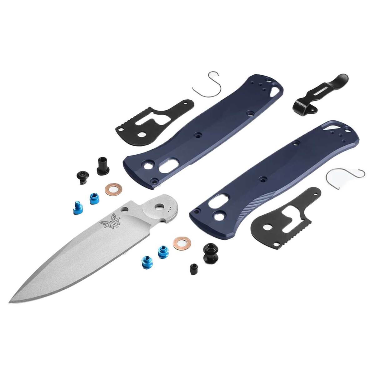 Benchmade Bugout 3.24 inch Folding Knife - Crater Blue - Crater Blue Benchmade Bugout 3.24 inch Folding Knife - Crater Blue - Crater Blue