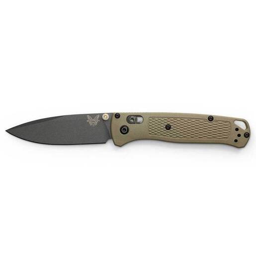 Benchmade Bugout 3.24 inch Folding Knife - Tan/Taiga Green