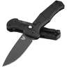 Benchmade Claymore 3.60 inch Automatic Knife - Black, Plain - Black