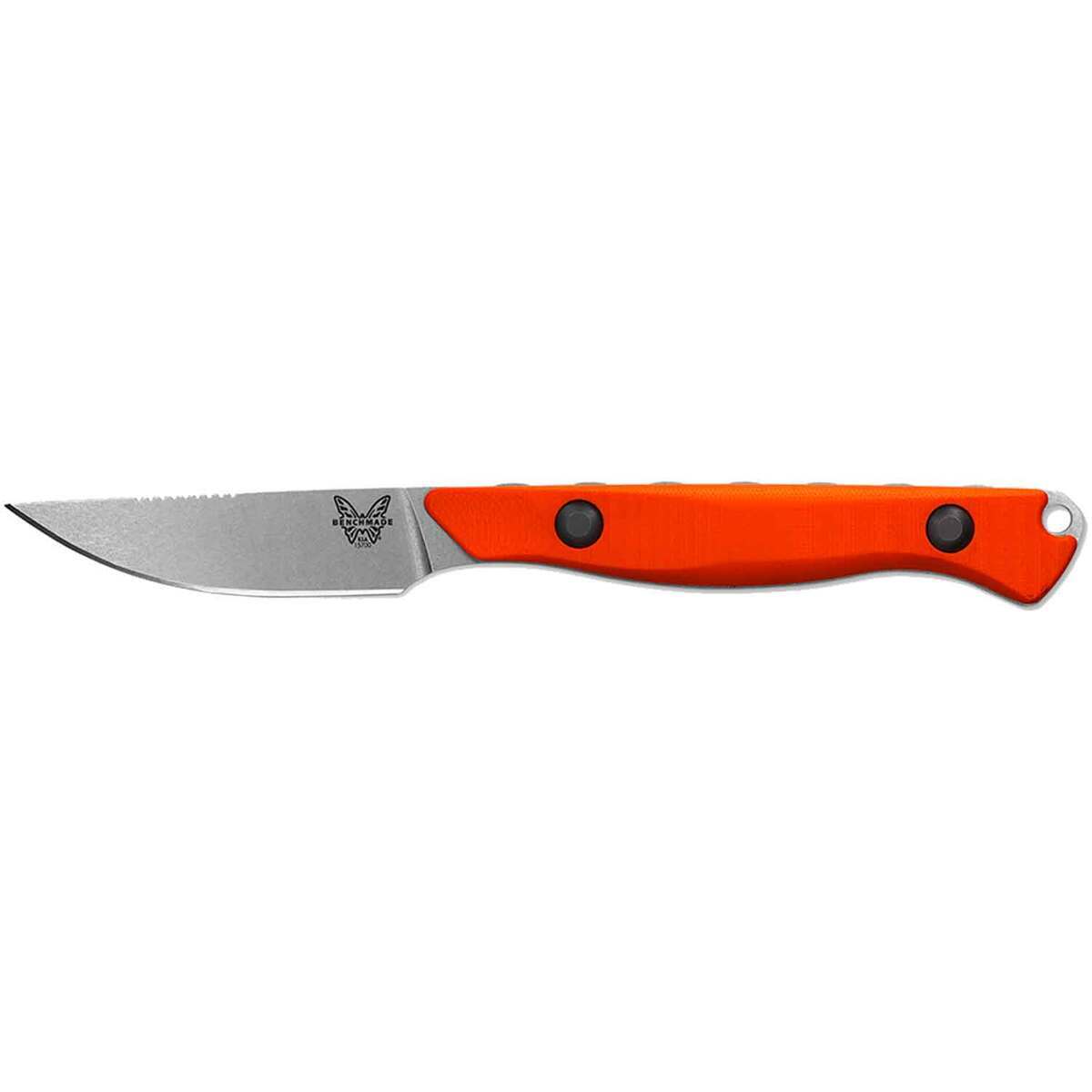 Benchmade Flyway 2.7 inch Fixed Blade Knife - Orange Benchmade Flyway 2.7 inch Fixed Blade Knife - Orange