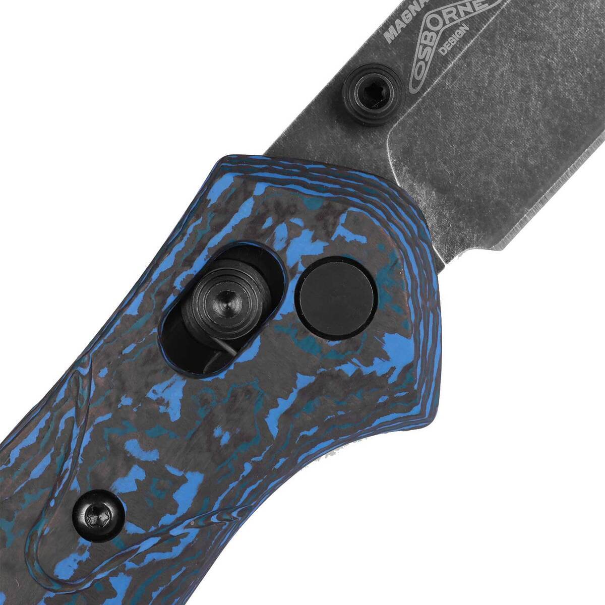 Set Viti E Perno In Titanio Blu Anodizzato Per Benchmade 940 Osborne - Foto 1