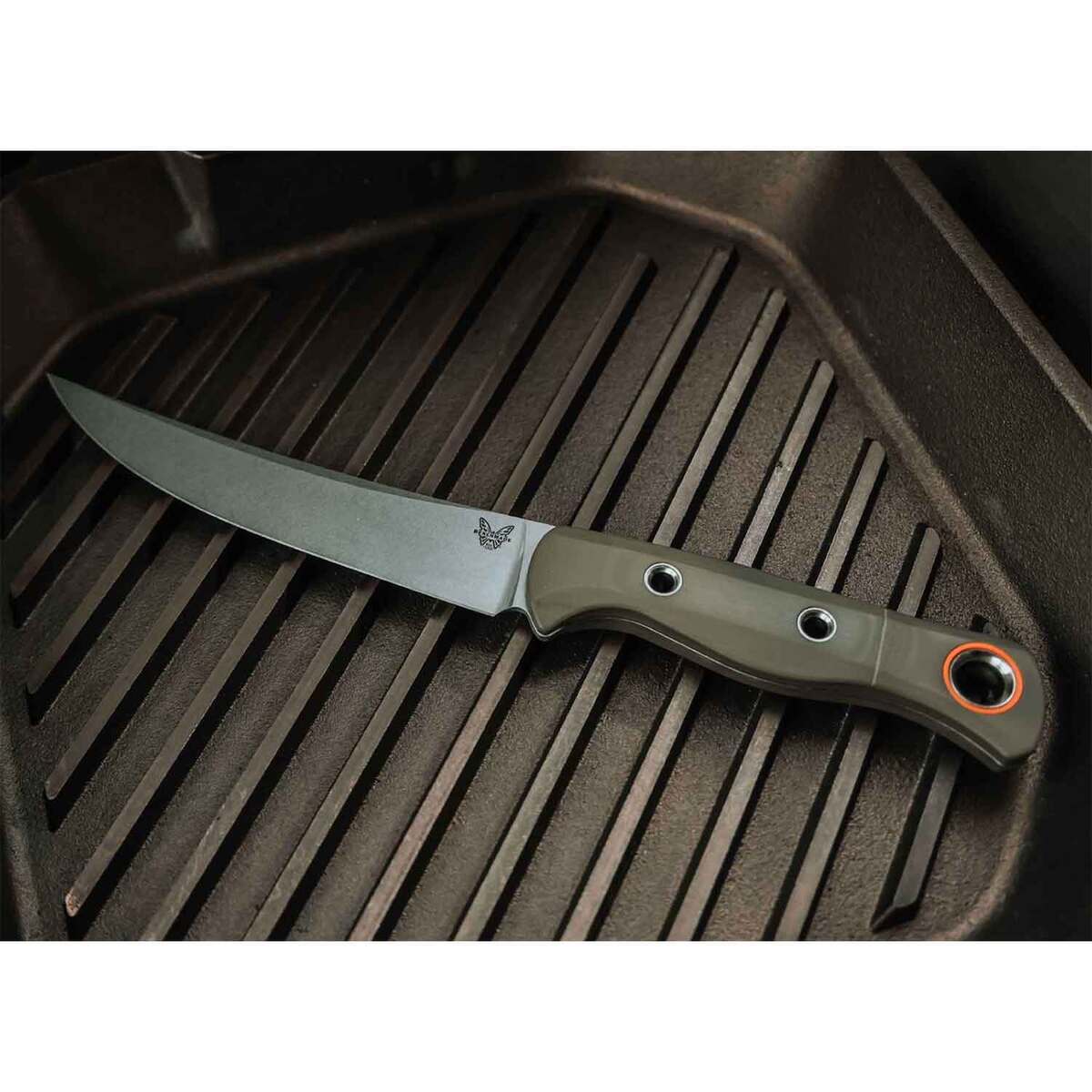 Benchmade Meatcrafter 6.08 inch Fixed Blade Knife - Green Benchmade Meatcrafter 6.08 inch Fixed Blade Knife - Green