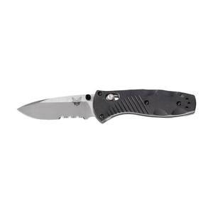 Benchmade Mini Barrage 2.91 inch Drop-Point Style Folding Knife - Black