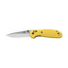 Benchmade Mini Griptilian 2.91 inch Drop-Point Style Folding Knife - Yellow - Yellow