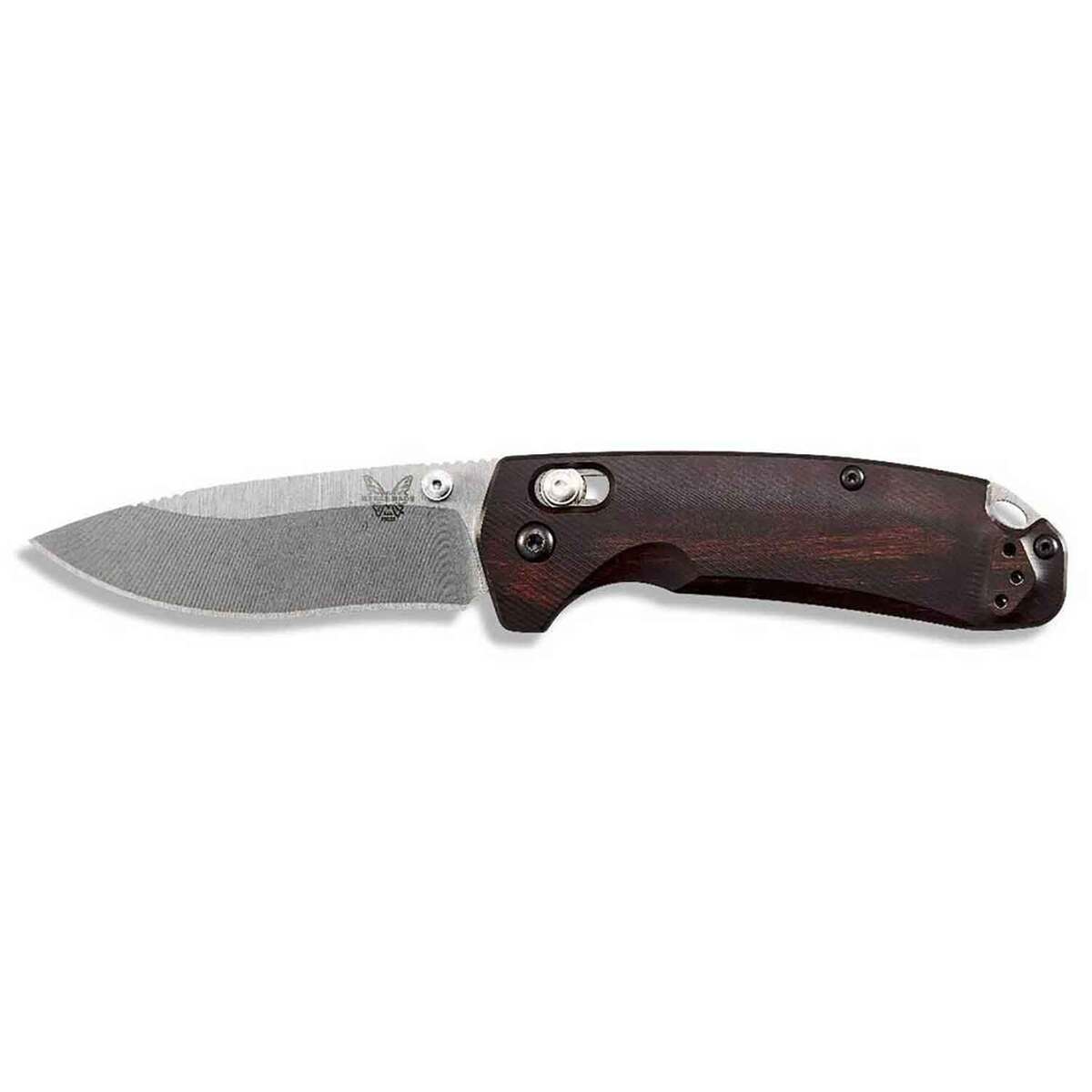 Benchmade North Fork 2.97 inch Folding Knife - Satin and Wood Benchmade North Fork 2.97 inch Folding Knife - Satin and Wood