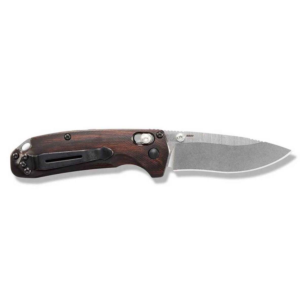 Benchmade North Fork 2.97 inch Folding Knife - Satin and Wood Benchmade North Fork 2.97 inch Folding Knife - Satin and Wood