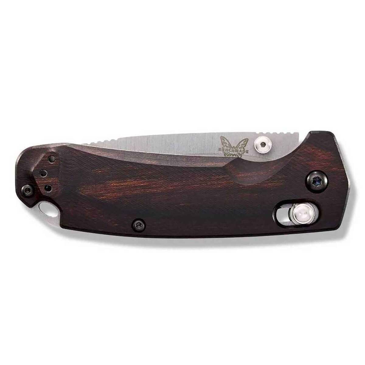 Benchmade North Fork 2.97 inch Folding Knife - Satin and Wood Benchmade North Fork 2.97 inch Folding Knife - Satin and Wood