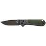 Benchmade Redoubt 3.55 inch Folding Knife - Grey and Green