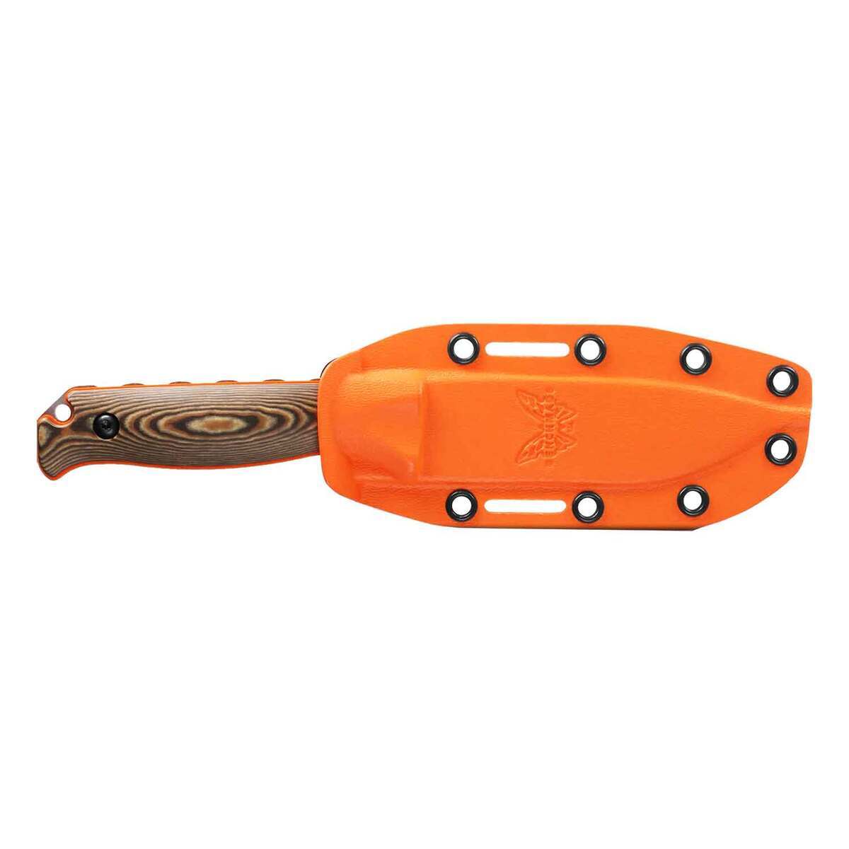 Benchmade Saddle Mountain Skinner 4.2 inch Fixed Blade Knife - Brown/ Orange Benchmade Saddle Mountain Skinner 4.2 inch Fixed Blade Knife - Brown/ Orange
