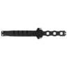 Benchmade SOCP 7.11 inch Fixed Blade Knife - Black, Plain - Black