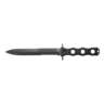 Benchmade SOCP 7.11 inch Fixed Blade Knife - Black, Partial Serrated - Black