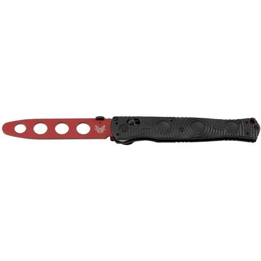 Benchmade SOCP Tactical Trainer 4.47 inch Folding Knife – Red/Black