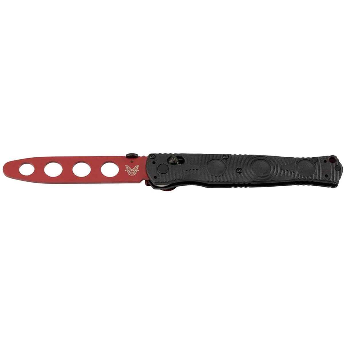 Benchmade SOCP Tactical Trainer 4.47 inch Folding Knife - Red/Black Benchmade SOCP Tactical Trainer 4.47 inch Folding Knife - Red/Black