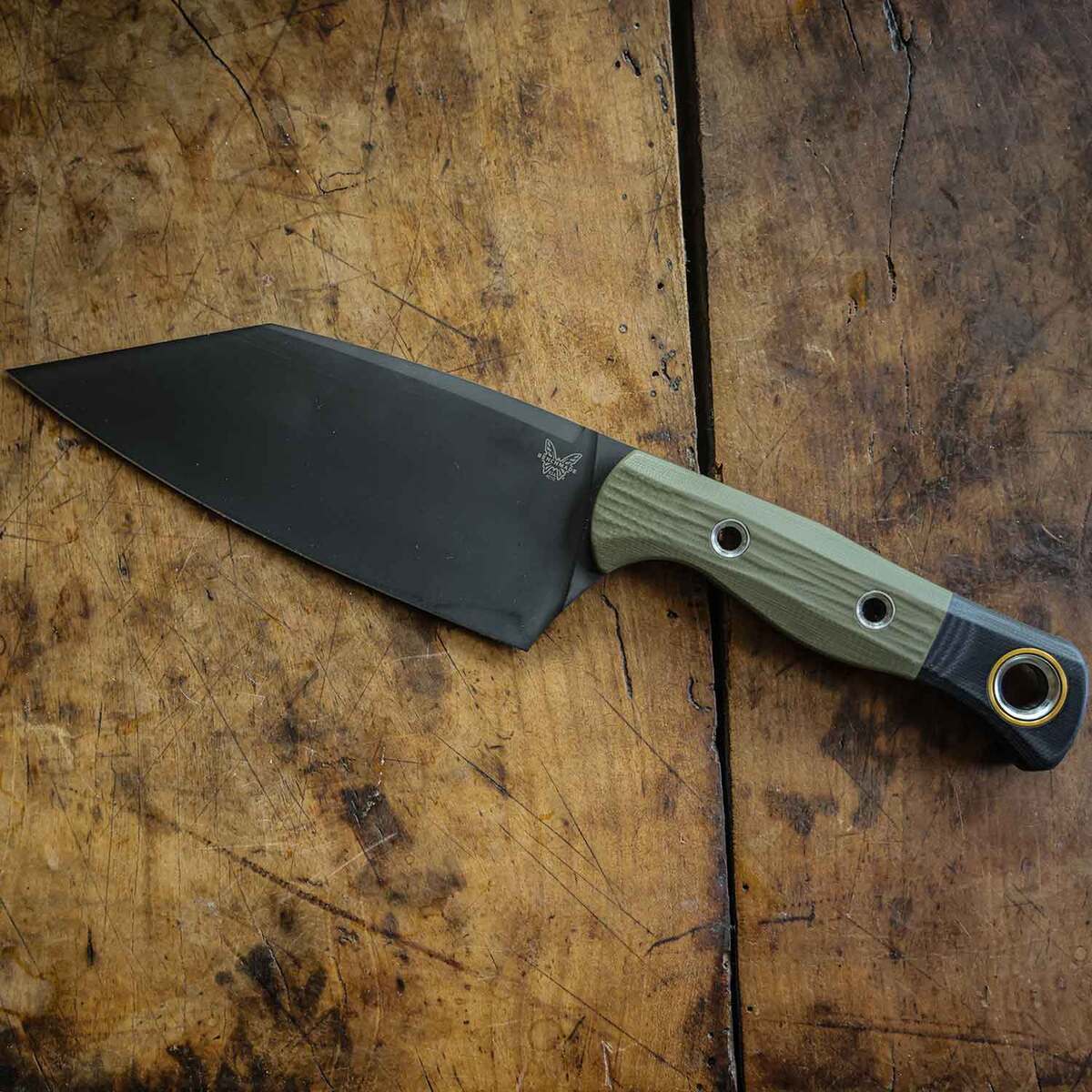 Benchmade Station 5.97 inch Fixed Blade Knife - OD Green - OD Green Benchmade Station 5.97 inch Fixed Blade Knife - OD Green - OD Green
