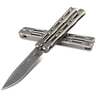 Benchmade 85 Billet Ti Bali-song 4.4 inch Butterfly Knife - Gray