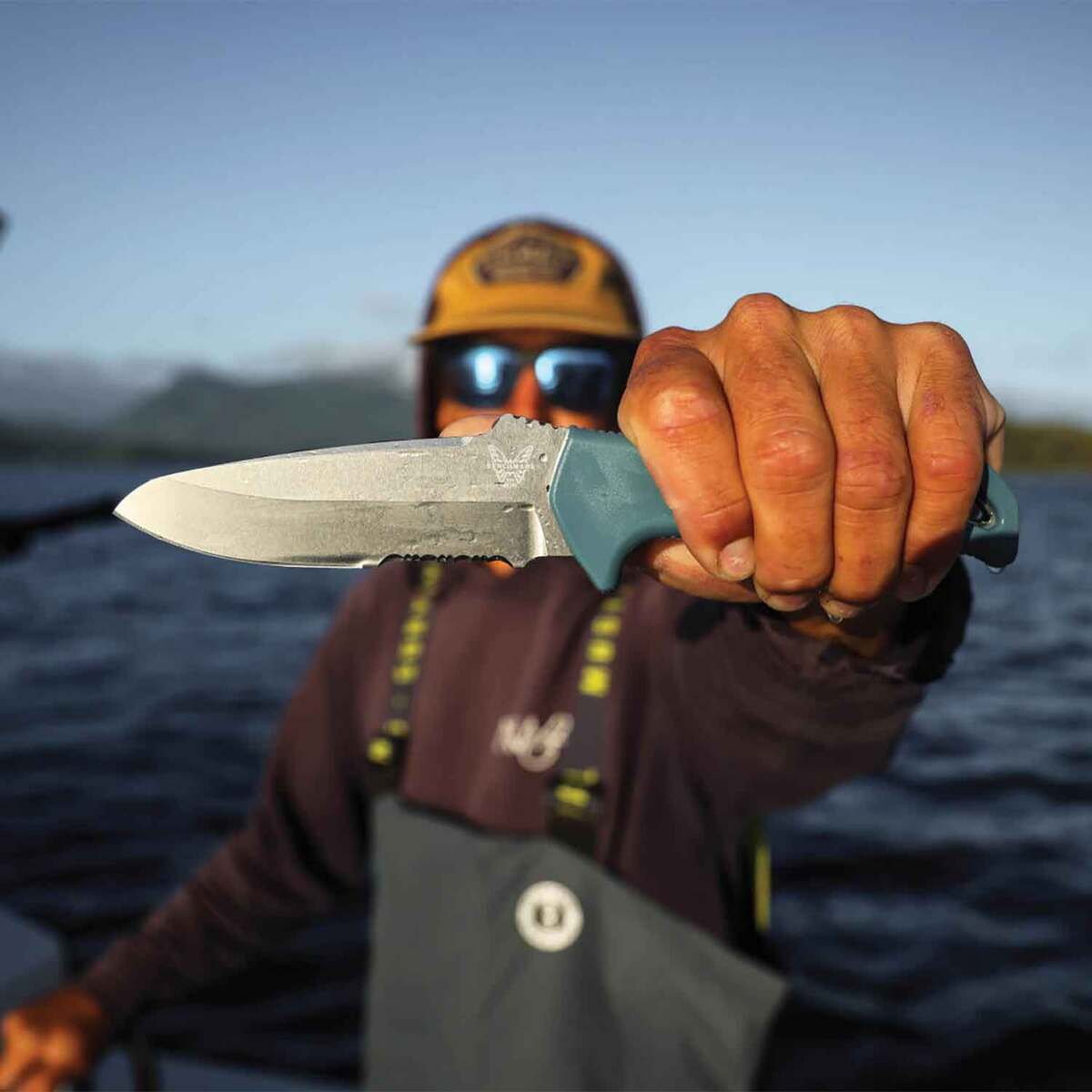 Benchmade Undercurrent 4.32 inch Fixed Blade Knife - Depth Blue - Depth Blue Benchmade Undercurrent 4.32 inch Fixed Blade Knife - Depth Blue - Depth Blue
