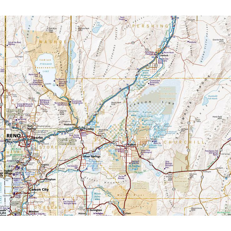 Benchmark Nevada Road Map Sportsman S Warehouse
