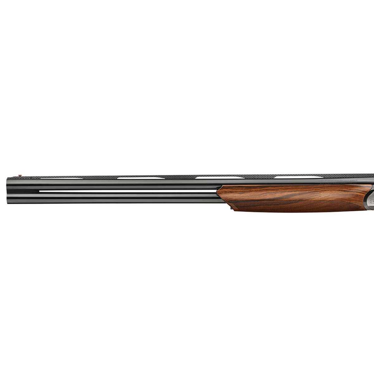 Benelli 828 U Engraved Nickel Plated 12 Gauge 3in Left Hand Over Under Shotgun - 26in - Brown Benelli 828 U Engraved Nickel Plated 12 Gauge 3in Left Hand Over Under Shotgun - 26in - Brown