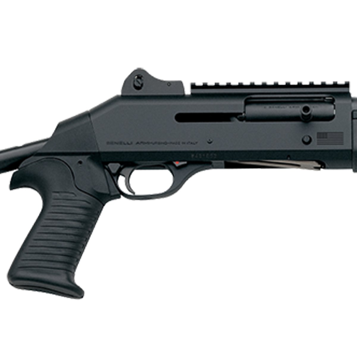 Benelli M1014 w/Pistol Grip 12 Gauge 3in Black Anodized Semi Automatic Shotgun - 18.5in - Black Benelli M1014 w/Pistol Grip 12 Gauge 3in Black Anodized Semi Automatic Shotgun - 18.5in - Black