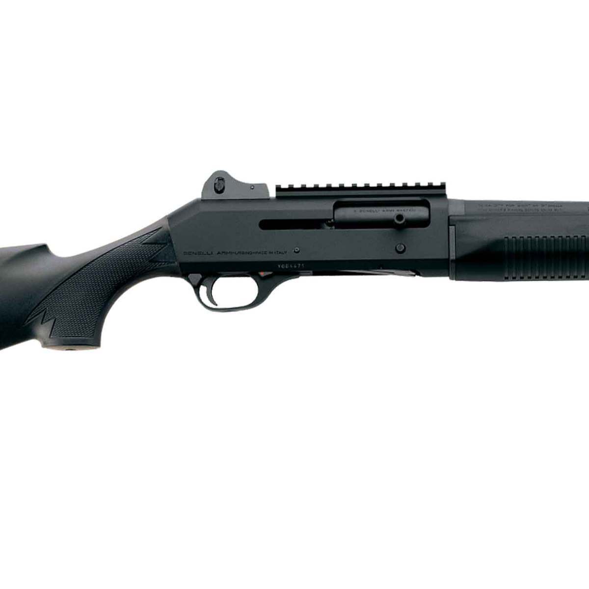 Benelli M4 Tactical Black 12 Gauge 3in Semi Automatic Shotgun - 18.5in - Black Benelli M4 Tactical Black 12 Gauge 3in Semi Automatic Shotgun - 18.5in - Black