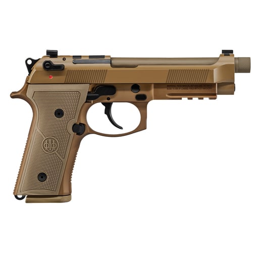 Beretta M9A4 Centurion 9mm Luger 4.8in Flat Dark Earth Cerakote Pistol - 10+1 Rounds - Brown image